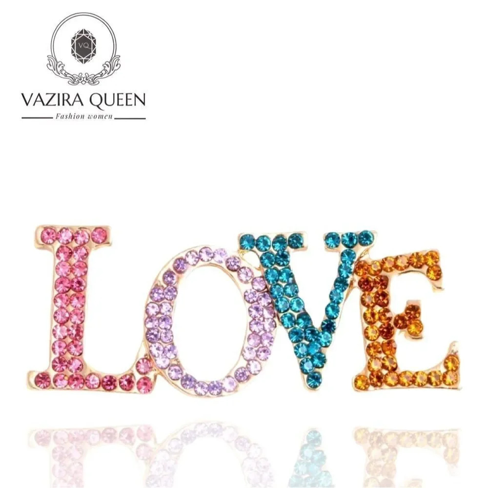 VQ Love Sign Brooch